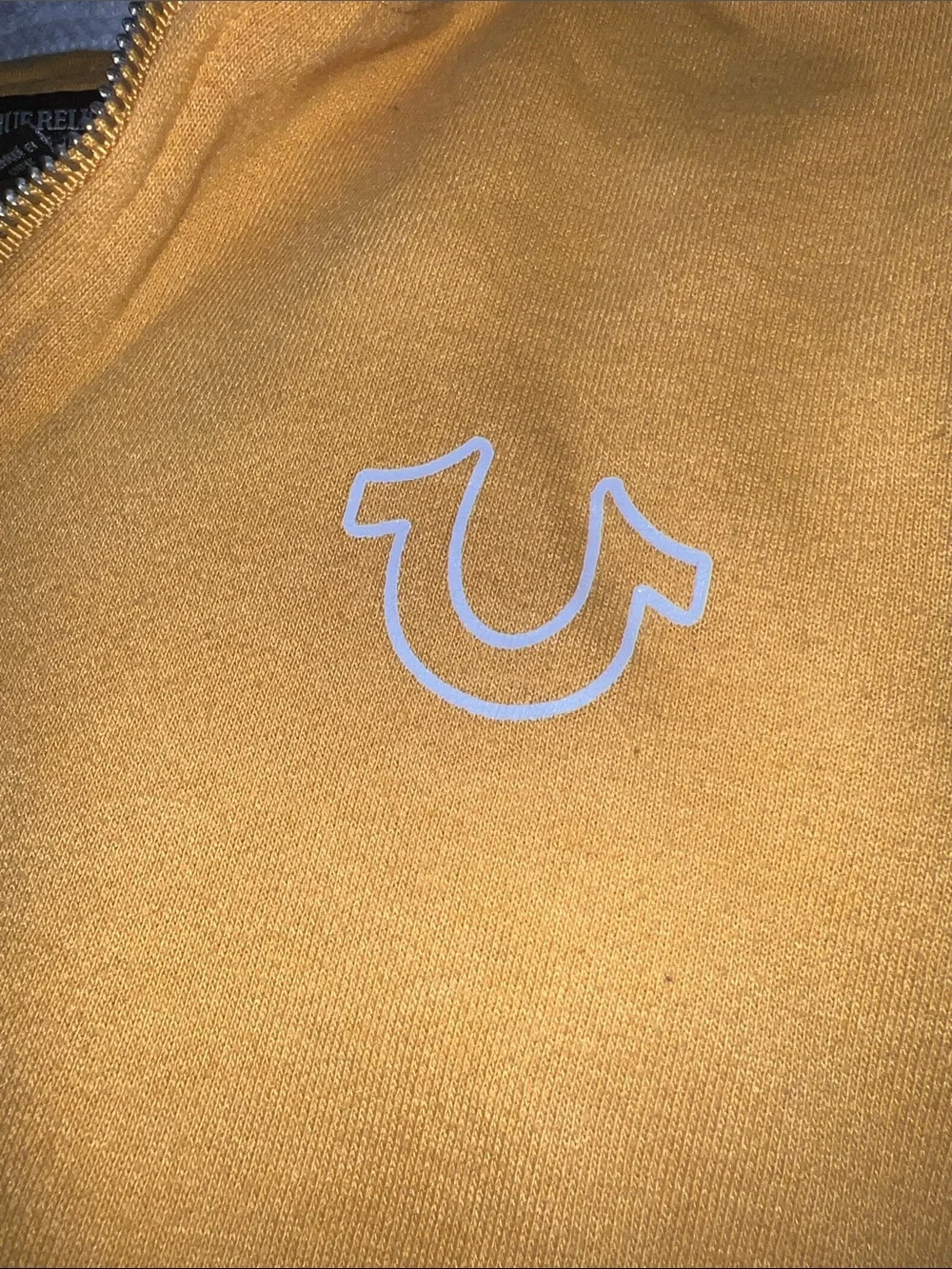 True Religion Kids Yellow Full-Zip Hoodie